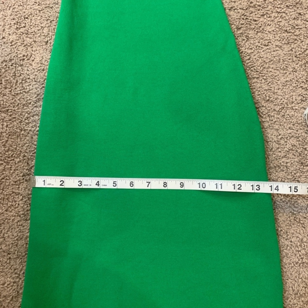 Emerald Green Babaton Sculpt Knit Cocktail Dress - Picture 7 of 7